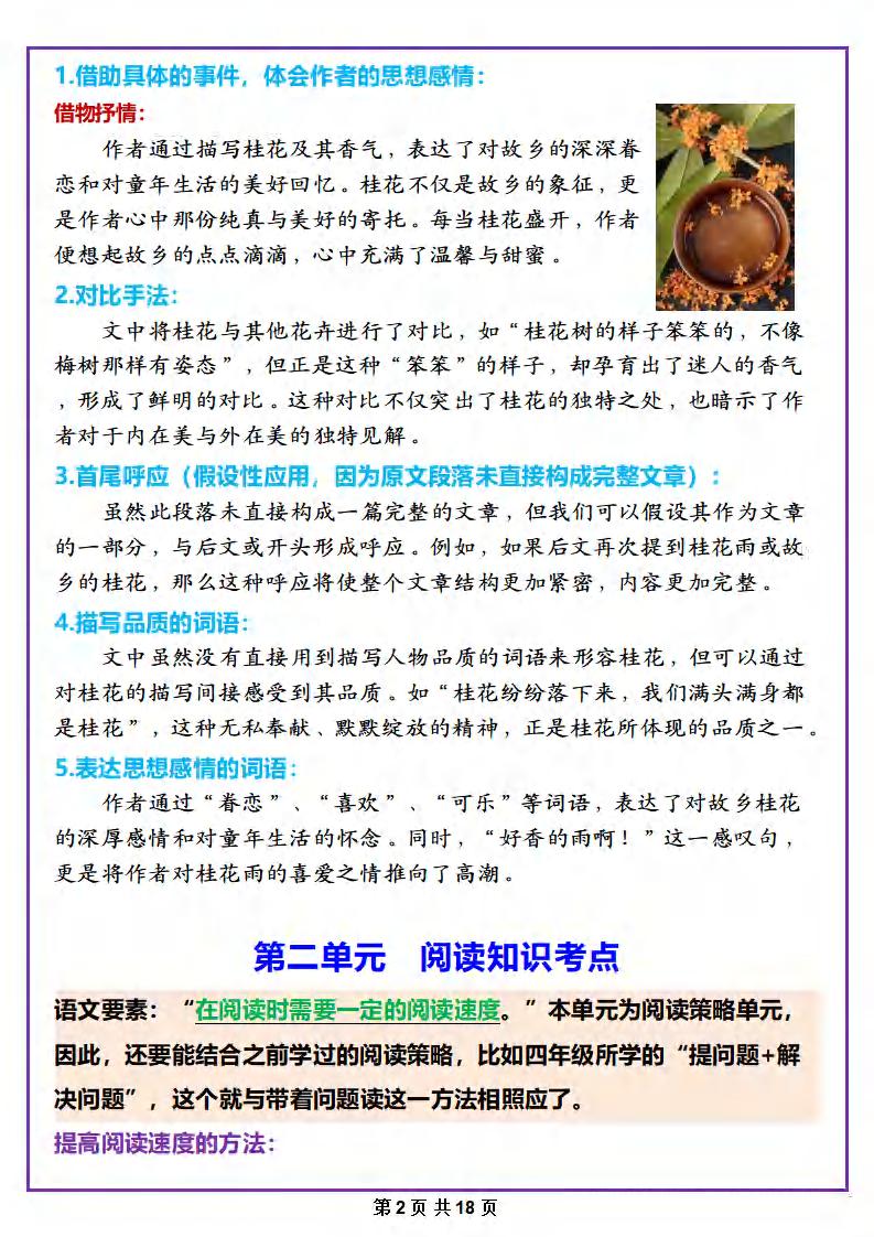 五年级上册语文课内阅读理解答题技巧-shxbox省心宝盒