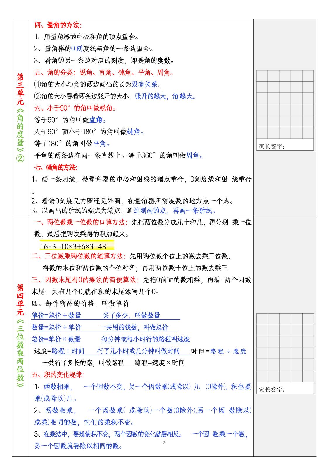 四上数学30天记录单-shxbox省心宝盒