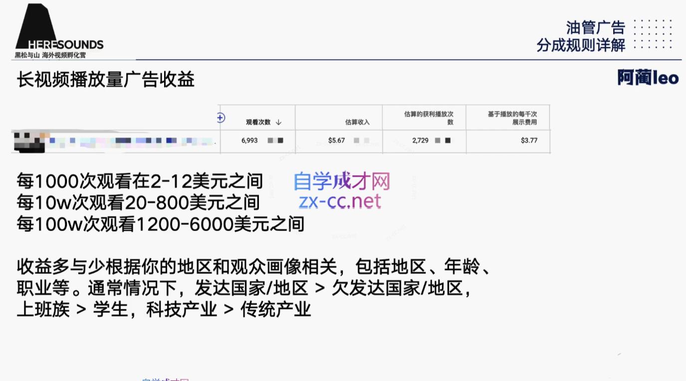 阿蔺Leo·跨境油管视频YouTube实训营(更新2025)-shxbox省心宝盒