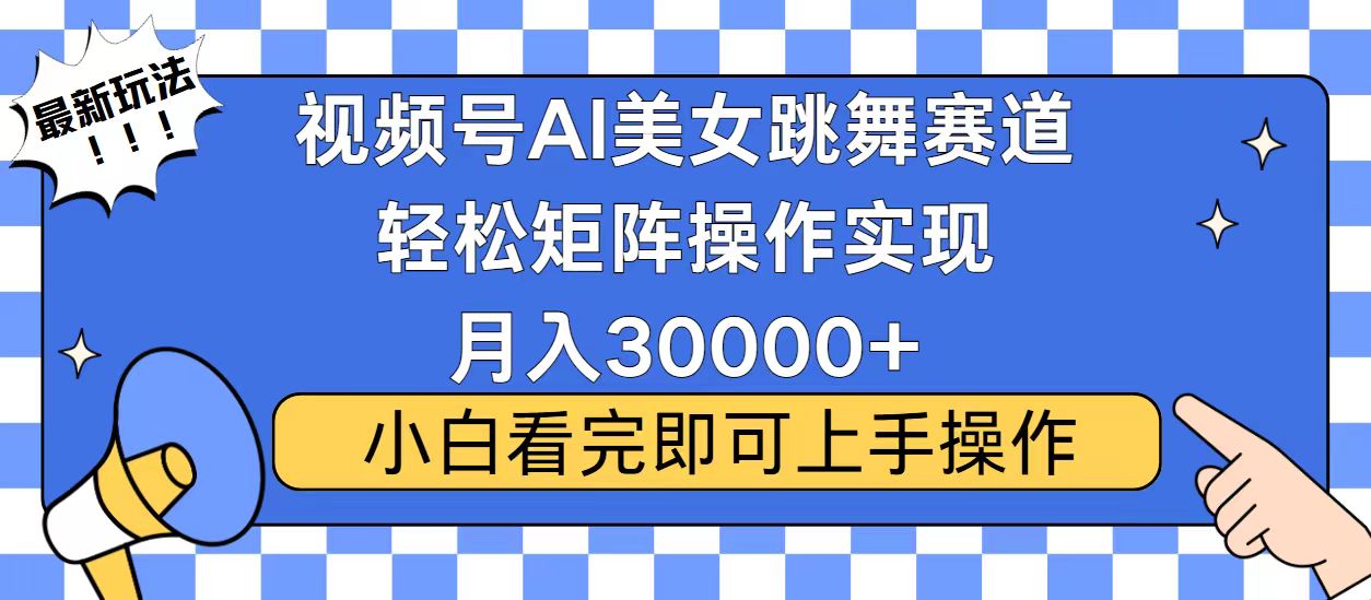 视频号蓝海赛道玩法，当天起号，拉爆流量收益，小白也能轻松月入30000+-shxbox省心宝盒