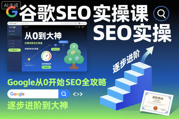 谷歌SEO实操课，Google从0开始SEO全攻略，逐步进阶到大神-shxbox省心宝盒