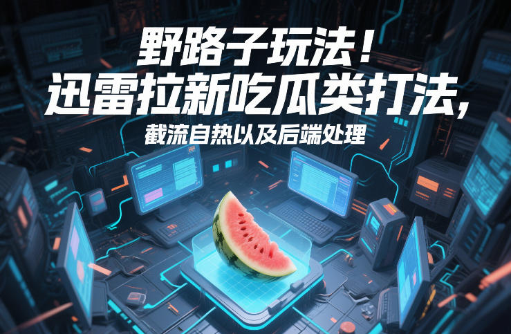 野路子玩法！迅雷拉新吃瓜类打法，截流自热以及后端处理-shxbox省心宝盒