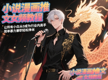 小说漫画推文女频教程，让所有小白从0成为行业内高手，简单暴力兼职轻松挣米-shxbox省心宝盒