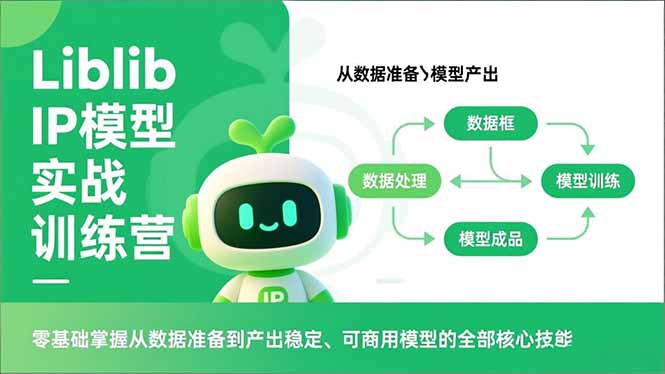 Liblib IP模型实战训练营，零基础掌握从数据准备到产出稳定、可商用模型的全部核心技能-shxbox省心宝盒