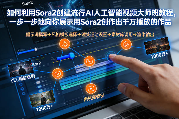如何利用Sora2创建流行AI人工智能视频大师班，一步一步地向你展示用Sora2创作出千万播放的作品-shxbox省心宝盒
