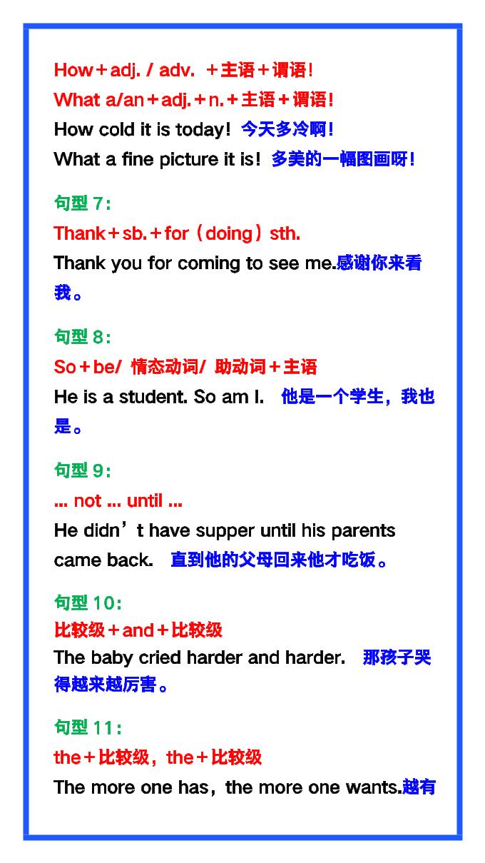 【2025秋新版】六年级英语上册《必备基础句型》，最全整理！-shxbox省心宝盒