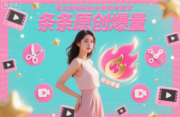 美女视频搬运去重技术教学，条条原创爆量-shxbox省心宝盒