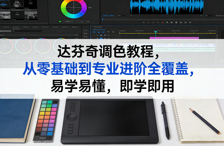 达芬奇调色教程，从零基础到专业进阶全覆盖，易学易懂，即学即用-shxbox省心宝盒