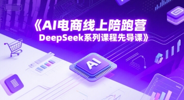 AI电商线上陪跑营，DeepSeek系列课程先导课-shxbox省心宝盒