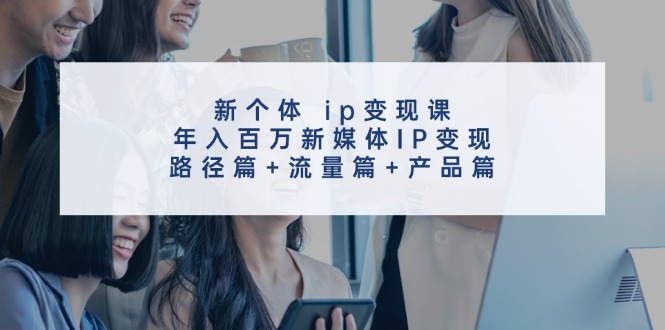 新个体ip变现课,年入百万新媒体IP变现,路径篇+流量篇+产品篇-shxbox省心宝盒
