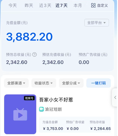 短剧搬砖新玩法，软件批量二创剪辑，7天赚了3800，赶紧做起来【附软件】-shxbox省心宝盒