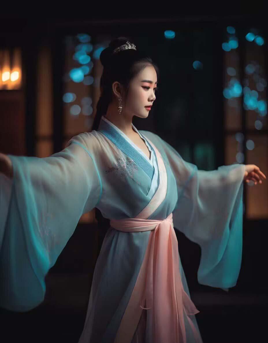 Midjourney关键词-AI生成中国风古装汉服美女人像提示关键词-shxbox省心宝盒