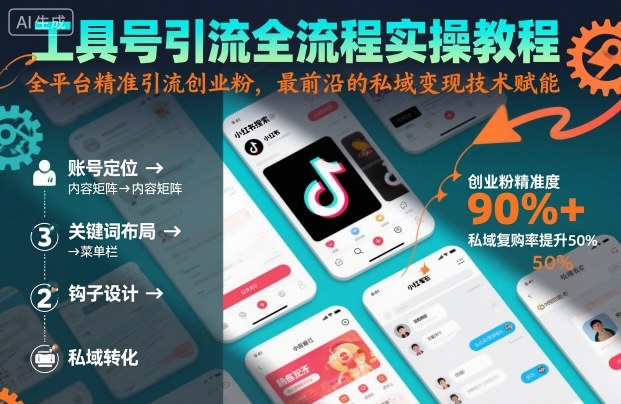 工具号引流全流程保姆级实操教程，全平台精准引流创业粉，最前沿的私域变现技术赋能-shxbox省心宝盒