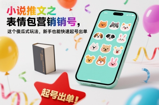 小说推文之表情包营销号，这个傻瓜式玩法，新手也能快速起号出单-shxbox省心宝盒