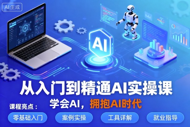 从入门到精通AI实操课，学会AI，拥抱AI时代-shxbox省心宝盒
