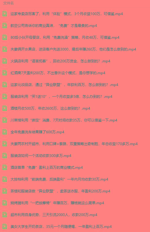 图片[5]-(9607期)真实有效391套商业模式，年入几十到几百万案例解析(电子书+视频+图文)-shxbox省心宝盒