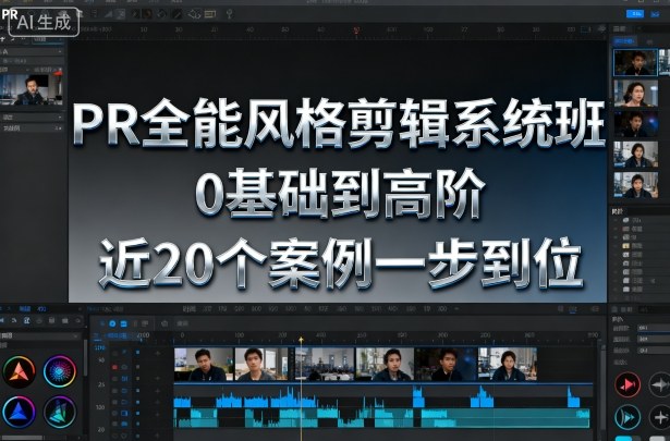 PR全能风格剪辑系统班，0基础到高阶，近20个案例一步到位-shxbox省心宝盒
