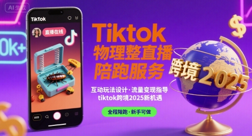 Tiktok物理整蛊直播陪跑服务-tiktok跨境2025-shxbox省心宝盒
