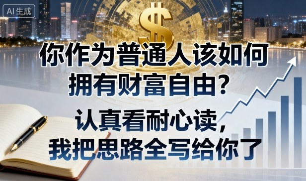 付费文章：你作为普通人该如何拥有财富自由？认真看耐心读，我把思路全写给你了-shxbox省心宝盒