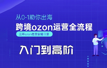 OZON入门到高阶全流程，从0-1助你出海，跨境ozon运营全流程-shxbox省心宝盒