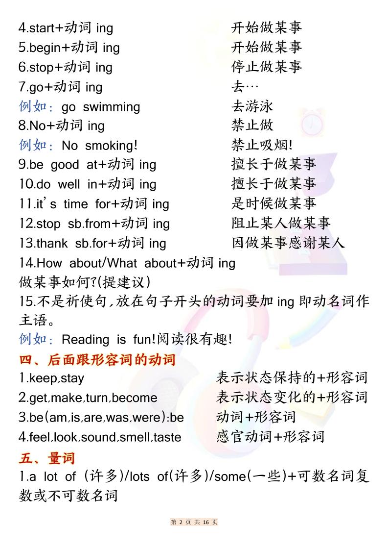 六年级上英语常用固定搭配-shxbox省心宝盒