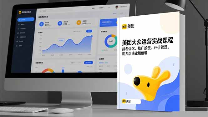美团大众运营实战课程，排名优化、推广投放、评价管理，助力店铺业绩倍增-shxbox省心宝盒