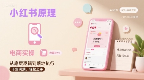 小红书原理以及详细实操流程，小红书电商教程-shxbox省心宝盒