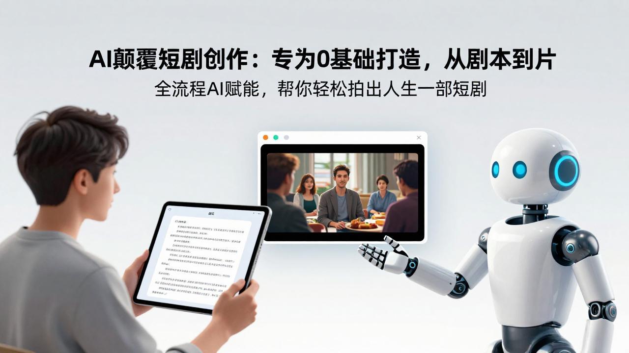 AI颠覆短剧创作：专为0基础打造，从剧本到成片全流程AI赋能，帮你轻松拍出人生第一部短剧-shxbox省心宝盒