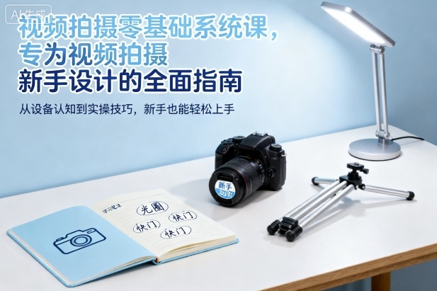 视频拍摄零基础系统课，专为视频拍摄新手设计的全面指南-shxbox省心宝盒