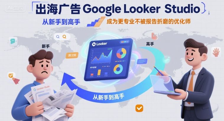 出海广告Google Looker Studio从新手到高手，成为更专业不被报告折磨的优化师-shxbox省心宝盒