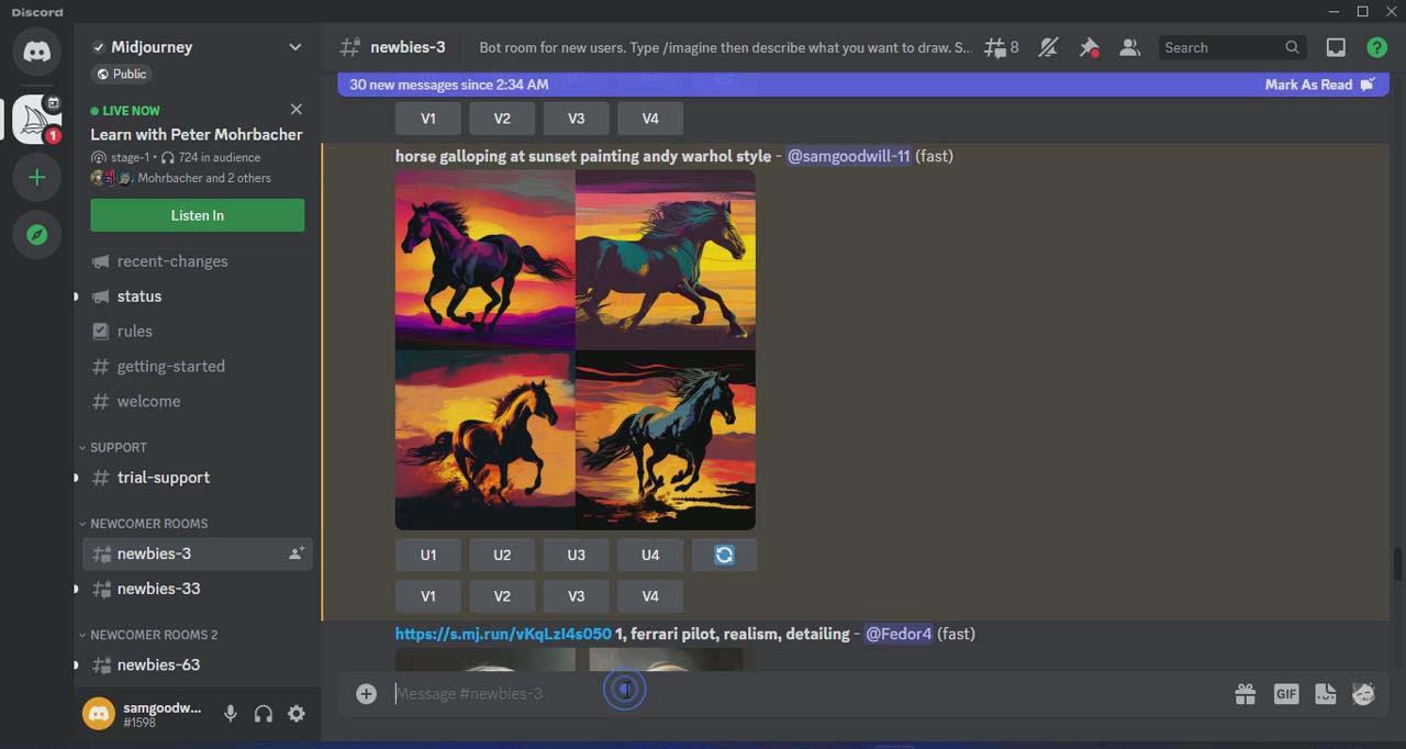 (9643期)Midjourney AI人工智能艺术图片从入门到高级创作教程-34节课-中英字幕-shxbox省心宝盒
