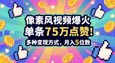 3分钟做出孤独感拉满的素风插画视频，单条点赞75W，谁发谁火系列，多种变现方式，月入5位数-shxbox省心宝盒