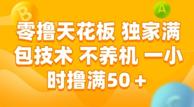 零撸天花板，独家满包技术 不养机 一小时撸满50+【揭秘】-shxbox省心宝盒