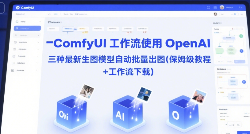 ComfyUI 工作流使用 OpenAI 三种最新生图模型自动批量出图(保姆级教程+工作流下载)-shxbox省心宝盒