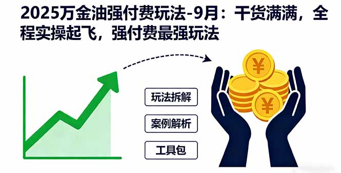 2025万金油强付费玩法-9月：干货满满，全程实操起飞，强付费最强玩法-shxbox省心宝盒