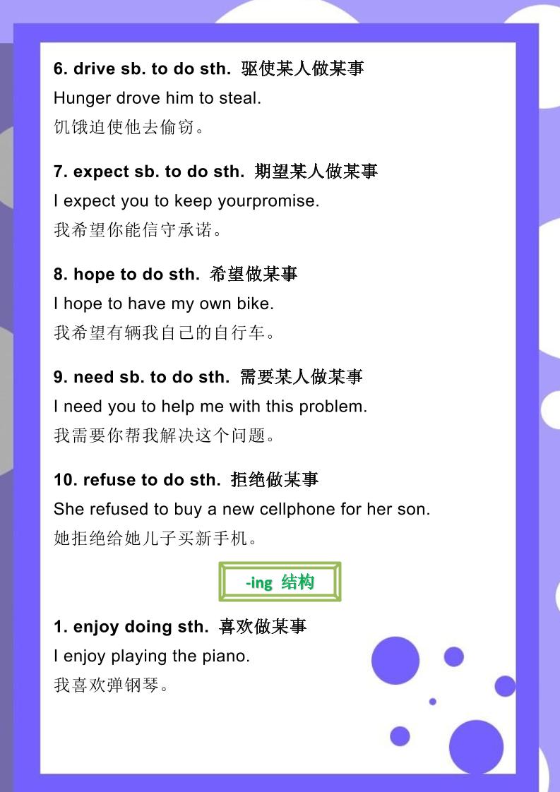 【2025秋新版】小升初英语常用固定搭配-shxbox省心宝盒