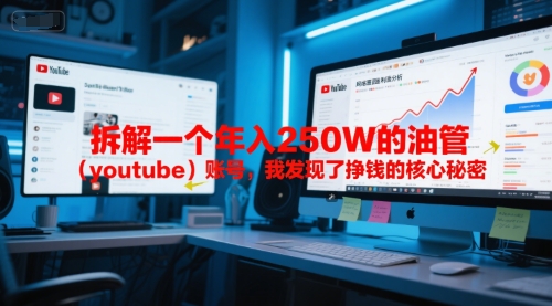 付费文章：拆解一个年入250W的油管(youtube)账号，我发现了挣钱的核心秘密-shxbox省心宝盒