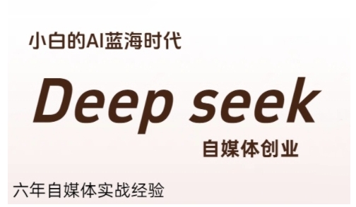 普通人利用Deepseek自媒体创业，零基础友好，小白的AI蓝海时代-shxbox省心宝盒
