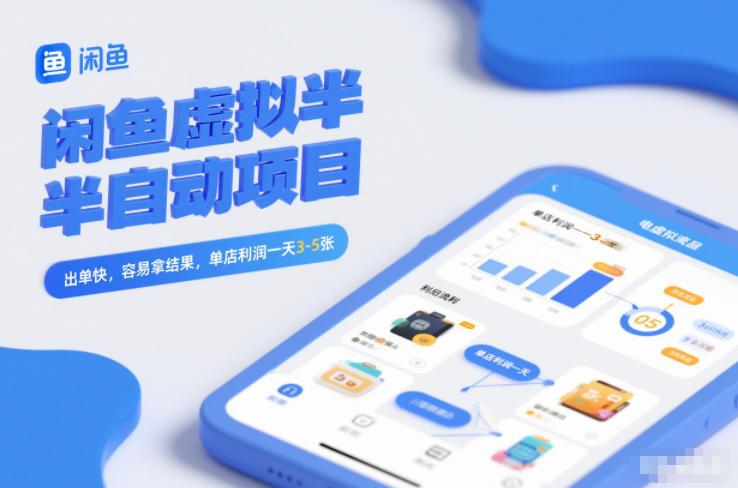闲鱼虚拟半自动项目，出单快，容易拿结果，单店利润一天3-5张-shxbox省心宝盒