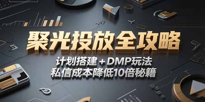 2025小红书聚光投放全攻略，计划搭建+DMP玩法，私信成本降低10倍秘籍-shxbox省心宝盒