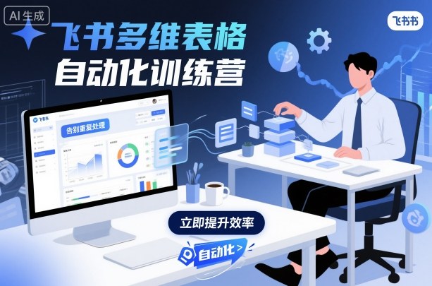 飞书多维表格自动化训练营，手把手教你告别重复处理，用多维表格开启高效办公新模式-shxbox省心宝盒
