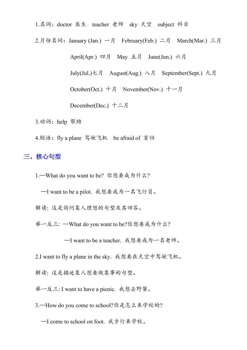 五年级上英语知识点总结《沪教版》-shxbox省心宝盒