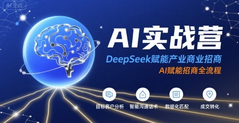 AI实战营：DeepSeek赋能产业商业招商，AI赋能招商全流程-shxbox省心宝盒