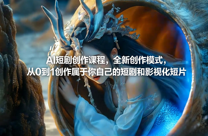 AI短剧创作课程，全新创作模式，从0到1创作属于你自己的短剧和影视化短片-shxbox省心宝盒