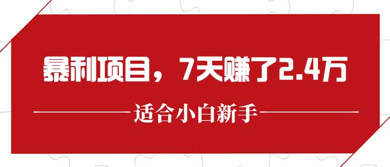 最新暴利项目，每单收益轻松在300以上，7天赚了2.4万-shxbox省心宝盒