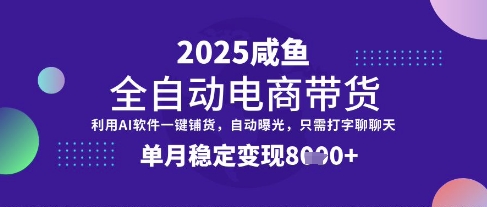 全网首发【闲鱼全自动电商带货】三年磨一剑，一朝露锋芒，单月稳定变现8k+【揭秘】-shxbox省心宝盒