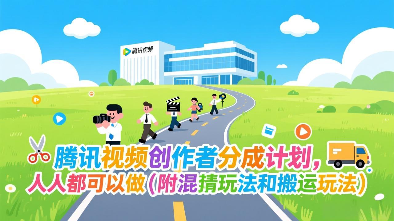 腾讯视频创作者分成计划，人人都可以做(附混剪玩法和搬运玩法-shxbox省心宝盒