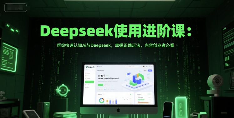 Deepseek使用进阶课：帮你快速认知Ai与Deepseek，掌握正确玩法，内容创业者必看-shxbox省心宝盒
