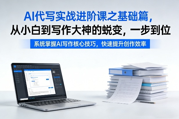 AI代写实战进阶课之基础篇，从小白到写作大神的蜕变，一步到位【揭秘】-shxbox省心宝盒