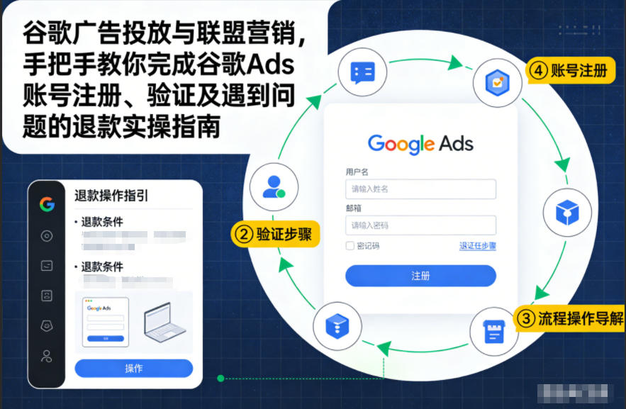 谷歌广告投放与联盟营销，手把手教你完成谷歌Ads账号注册、验证及遇到问题的退款实操指南-shxbox省心宝盒